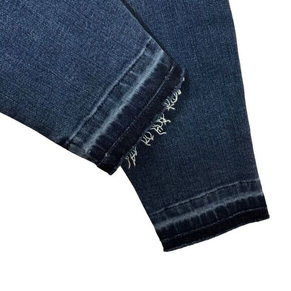 Spanx Distressed Ankle Skinny Jeans Medium Wash small new - Picture 10 of 13